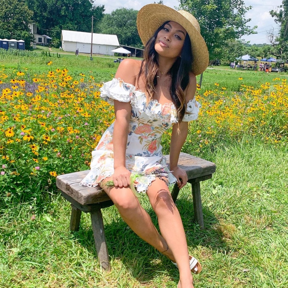 Off the Shoulder Floral Dress
